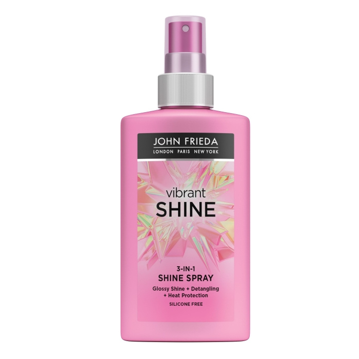 John Frieda Vibrant Shine Color 3-in-1 Glansspray - 150 ml in de groep BEAUTY & HEALTH / Haar & Styling / Hair styling / Haarlak bij TP E-commerce Nordic AB (D17211)