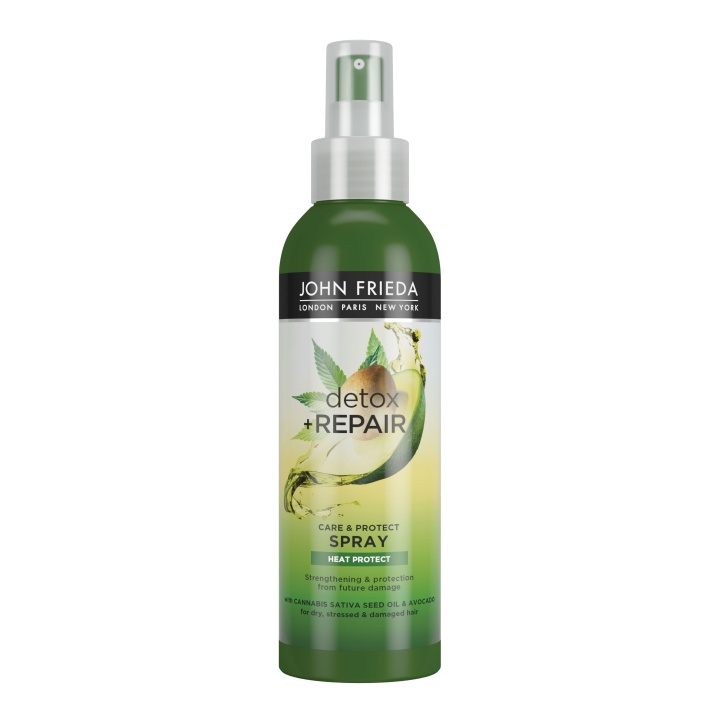 John Frieda Detox & Repair Care & Protect Spray - 200 ml - 250 ml in de groep BEAUTY & HEALTH / Haar & Styling / Hair styling / Haarlak bij TP E-commerce Nordic AB (D17220)