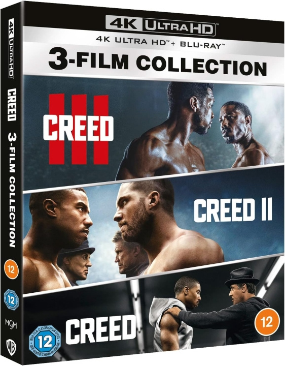 Creed / Creed II / Creed III 4K Ultra HD + Blu-Ray in de groep HOME ELECTRONICS / Audio & Beeld / TV & Accessoires / Films / Blu-ray bij TP E-commerce Nordic AB (D17266)
