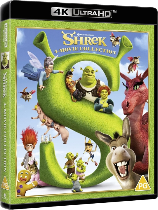 Shrek 1 to 4 Complete Movie Collection 4K Ultra HD in de groep HOME ELECTRONICS / Audio & Beeld / TV & Accessoires / Films / Blu-ray bij TP E-commerce Nordic AB (D17268)