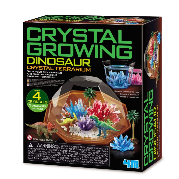 4M Kristal Kweek / Dinosaurus Kristal Terrarium (EU) - (4M-03926) in de groep SPEELGOED, KINDER- & BABYPRODUCTEN / Speelgoed / Experimenteren en doe-het-zelf bij TP E-commerce Nordic AB (D17274)
