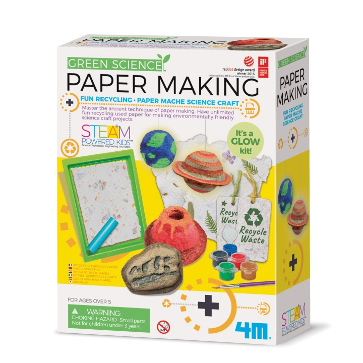 4M Groene wetenschap - Papier maken (4M-03439) in de groep SPEELGOED, KINDER- & BABYPRODUCTEN / Speelgoed / Experimenteren en doe-het-zelf bij TP E-commerce Nordic AB (D17282)