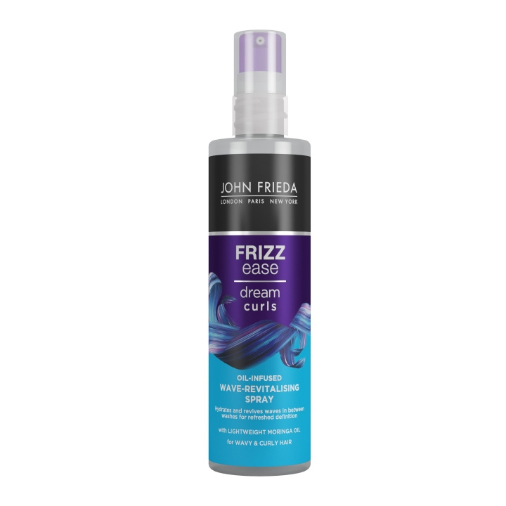 John Frieda Frizz Ease Dream Curls Oil-Infused Wave-Revitalising Spray - 150 ml in de groep BEAUTY & HEALTH / Haar & Styling / Hair styling / Haarmousse bij TP E-commerce Nordic AB (D17292)