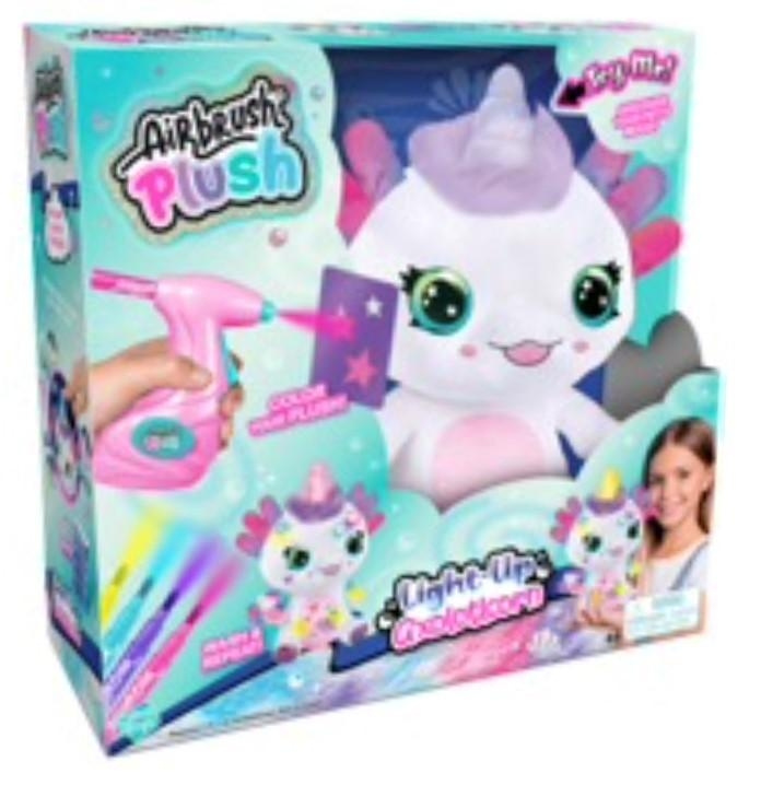 Airbrush Plush Axolotlcorn - (11048) in de groep SPEELGOED, KINDER- & BABYPRODUCTEN / Babyspeelgoed / Knuffels bij TP E-commerce Nordic AB (D17308)