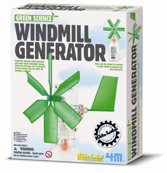 4M Groene wetenschap - Windmolengenerator (03267) in de groep SPEELGOED, KINDER- & BABYPRODUCTEN / Speelgoed / Experimenteren en doe-het-zelf bij TP E-commerce Nordic AB (D17381)