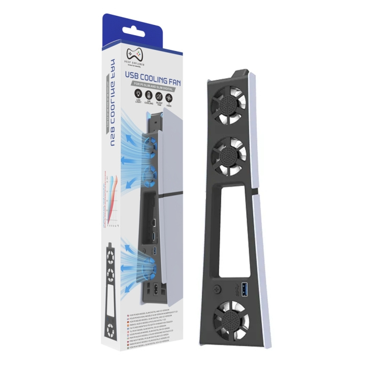 Diepe verkenner - PS5 koelventilator in de groep HOME ELECTRONICS / Spelconsoles en accessoires / Sony PlayStation 5 bij TP E-commerce Nordic AB (D17389)