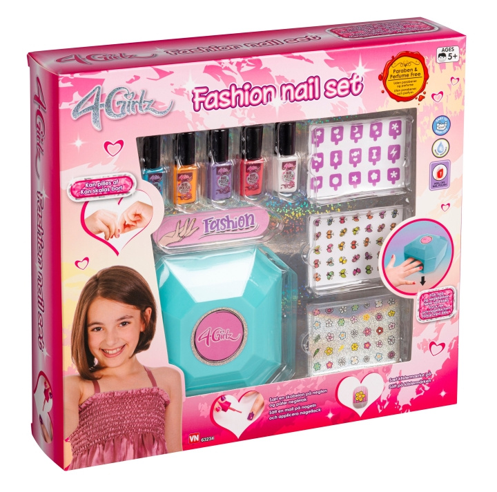 4-Girlz Nail Art Set (63234) in de groep SPEELGOED, KINDER- & BABYPRODUCTEN / Speelgoed / Ambachten bij TP E-commerce Nordic AB (D17402)
