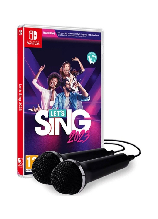 Let\'s Sing 2023 (Double Mic Bundle) (SPA/Multi in Game) (Switch) in de groep HOME ELECTRONICS / Spelconsoles en accessoires / Nintendo Switch / Games bij TP E-commerce Nordic AB (D17452)