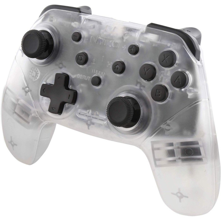 Nyko Draadloze kerncontroller (Clear) in de groep HOME ELECTRONICS / Spelconsoles en accessoires / Nintendo Switch / Accessoires bij TP E-commerce Nordic AB (D17471)