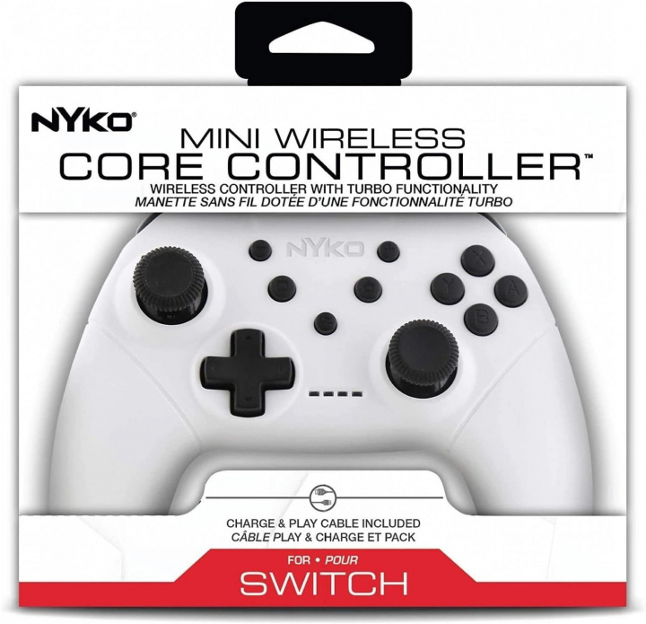 Nyko Mini draadloze Core-controller - Wit Voor Switch in de groep HOME ELECTRONICS / Spelconsoles en accessoires / Nintendo Switch / Accessoires bij TP E-commerce Nordic AB (D17500)