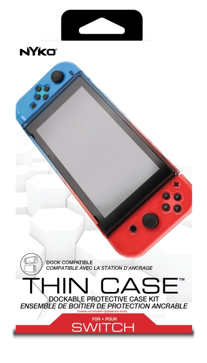 Nyko Dunne hoes (rood/blauw) in de groep HOME ELECTRONICS / Spelconsoles en accessoires / Nintendo Switch / Accessoires bij TP E-commerce Nordic AB (D17529)