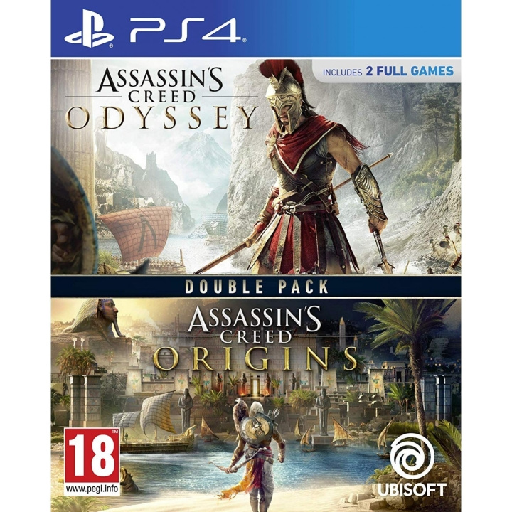 Assassin\'s Creed Origins & Odyssey (PS4) in de groep HOME ELECTRONICS / Spelconsoles en accessoires / Sony PlayStation 4 / Spel bij TP E-commerce Nordic AB (D17545)