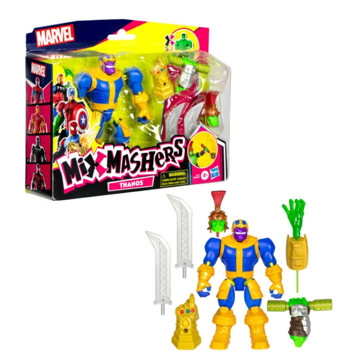 AVENGERS Marvel Mixmashers Thanos Actiefiguur (F9271) in de groep SPEELGOED, KINDER- & BABYPRODUCTEN / Speelgoed / Docks & Accessoires bij TP E-commerce Nordic AB (D17561)