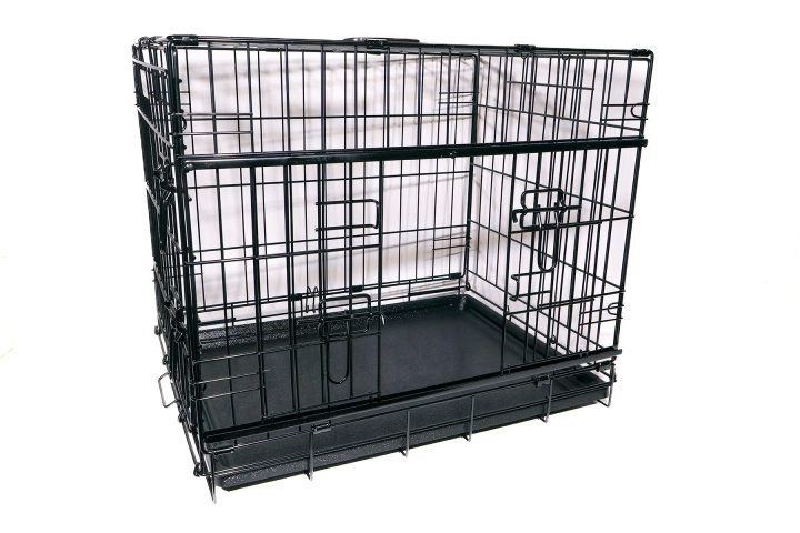 active canis Premium Schuifdeurkooi - Zwart - 122 x 76 x 84 in de groep HUISHOUDEN & TUIN / Huisdieraccessoires / Hond bij TP E-commerce Nordic AB (D17608)