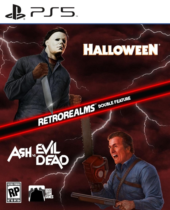 Halloween and Ash vs Evil Dead RetroRealms Double Feature (Import) (PS5) in de groep HOME ELECTRONICS / Spelconsoles en accessoires / Sony PlayStation 5 / Spel bij TP E-commerce Nordic AB (D17734)