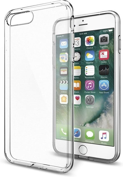 Insmat Crystal achterkant, iPhone SE 2022 / 2020 / 8 / 7 / 6 in de groep SMARTPHONE & TABLETS / Mobielbescherming / Apple / iPhone 7 bij TP E-commerce Nordic AB (D17841)