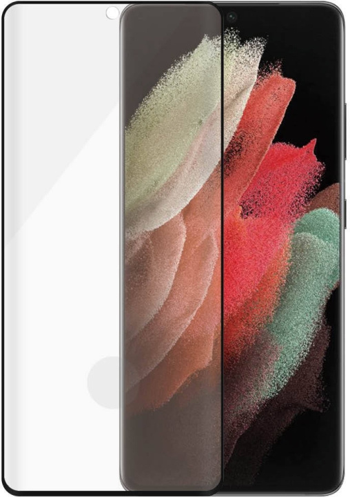 PanzerGlass Case Friendly Vingerafdruk gepantserd glas, Galaxy S21 Ultra, zwart in de groep SMARTPHONE & TABLETS / Mobielbescherming / Samsung bij TP E-commerce Nordic AB (D18050)
