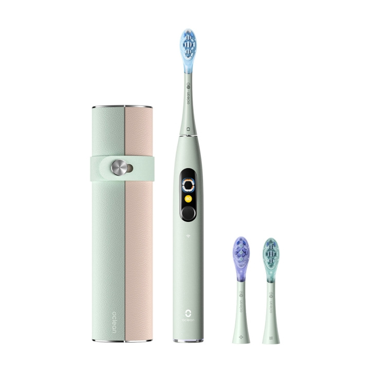 Oclean Elektrisk Tandborste X Ultra 20 Set Grön in de groep BEAUTY & HEALTH / Mondverzorging / Elektrische tandenborstels bij TP E-commerce Nordic AB (D18134)