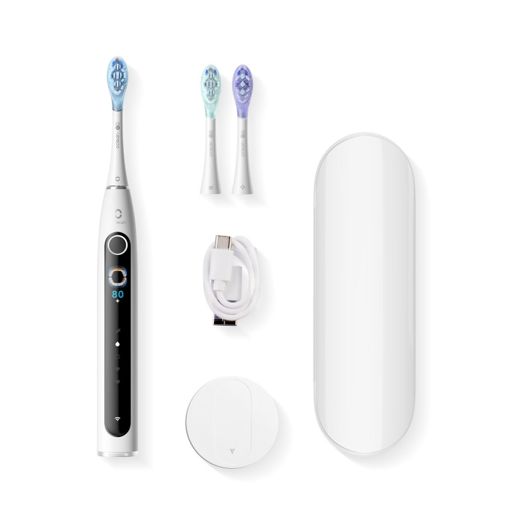 Oclean Elektrisk Tandborste X Pro 20 Set Vit in de groep BEAUTY & HEALTH / Mondverzorging / Elektrische tandenborstels bij TP E-commerce Nordic AB (D18141)