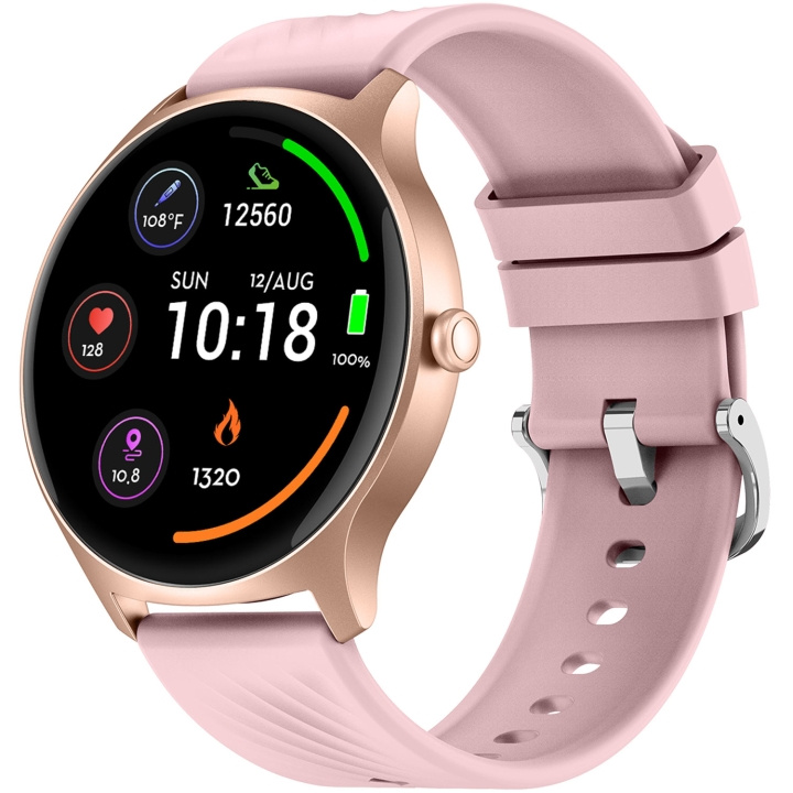 Denver SmartWatch SWC-387P Rosa in de groep SPORT, VRIJE TIJD & HOBBY / Smartwatch & Activiteitsmeters / Smartwatches bij TP E-commerce Nordic AB (D18166)