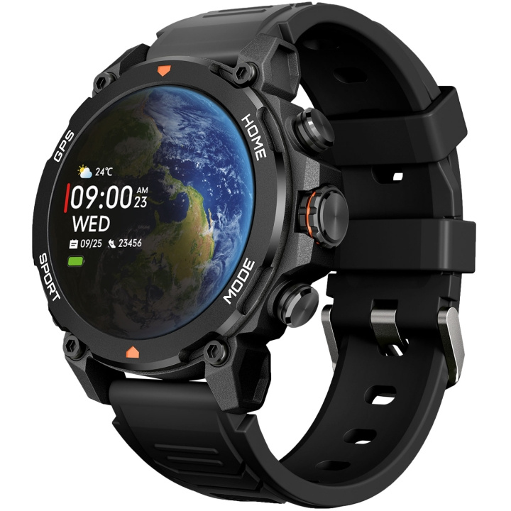 KSIX Smartklocka Explorer GPS - Svart in de groep SPORT, VRIJE TIJD & HOBBY / Smartwatch & Activiteitsmeters / Smartwatches bij TP E-commerce Nordic AB (D18177)