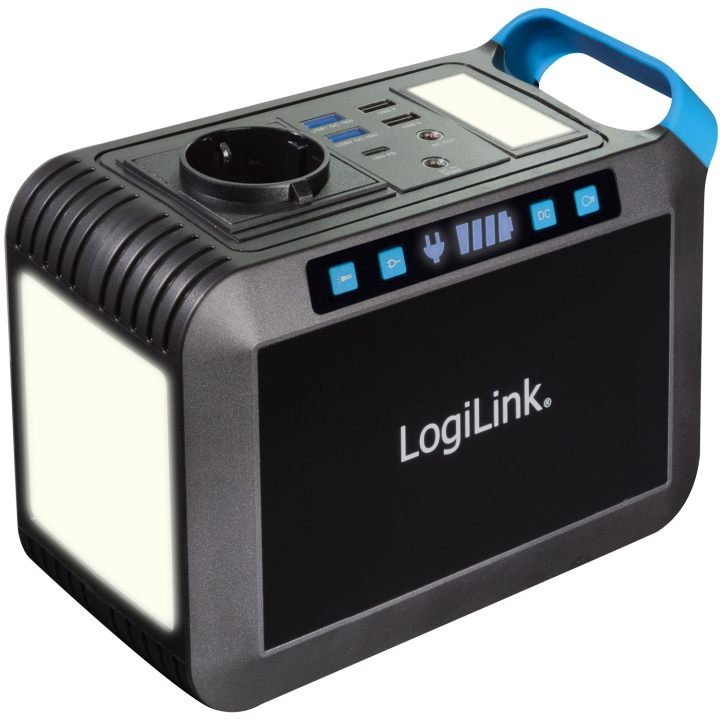 LogiLink Portable Power Station 64.000 mAh 300W 375 Wh in de groep COMPUTERS & RANDAPPARATUUR / UPS ononderbroken stroomvoorziening bij TP E-commerce Nordic AB (D18191)