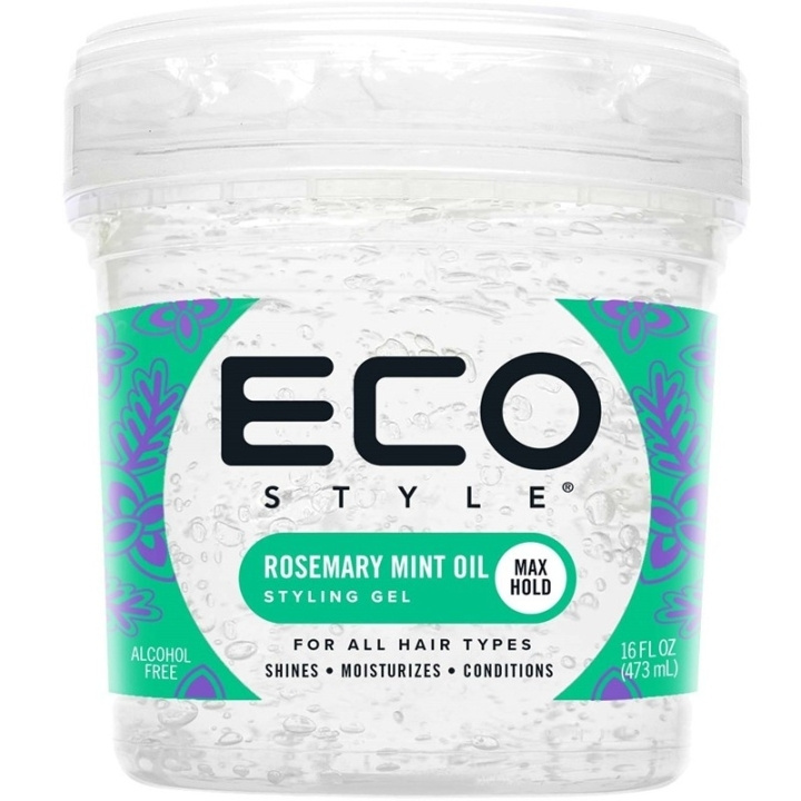 Eco Style Rosemary Mint Oil Styling Gel 473ml in de groep BEAUTY & HEALTH / Haar & Styling / Hair styling / Styling crème bij TP E-commerce Nordic AB (D18254)