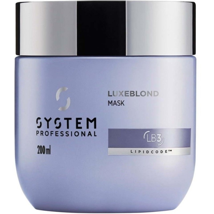 System Professional LuxeBlond Mask 200ml in de groep BEAUTY & HEALTH / Haar & Styling / Haarverzorging / Haarmasker bij TP E-commerce Nordic AB (D18284)