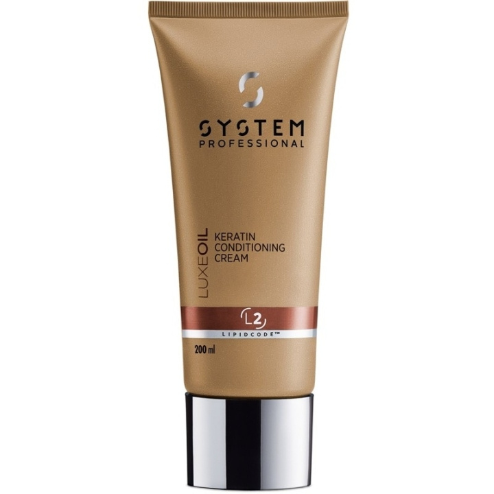 System Professional LuxeOil Keratin Conditioning Cream 200ml in de groep BEAUTY & HEALTH / Haar & Styling / Haarverzorging / Conditioner bij TP E-commerce Nordic AB (D18290)