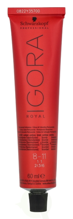 Schwarzkopf Igora Royal Permanent Color Creme 60 ml 45880 in de groep BEAUTY & HEALTH / Haar & Styling / Haarverzorging / Haarverf / Haarverf & Kleurbommen bij TP E-commerce Nordic AB (D18376)