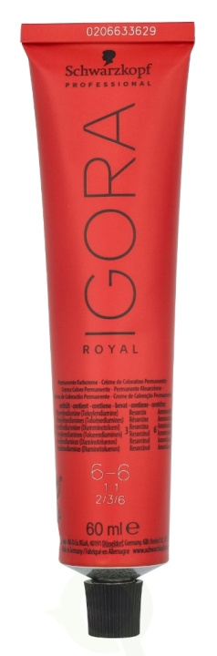 Schwarzkopf Igora Royal Permanent Color Creme 60 ml 45814 in de groep BEAUTY & HEALTH / Haar & Styling / Haarverzorging / Haarverf / Haarverf & Kleurbommen bij TP E-commerce Nordic AB (D18378)