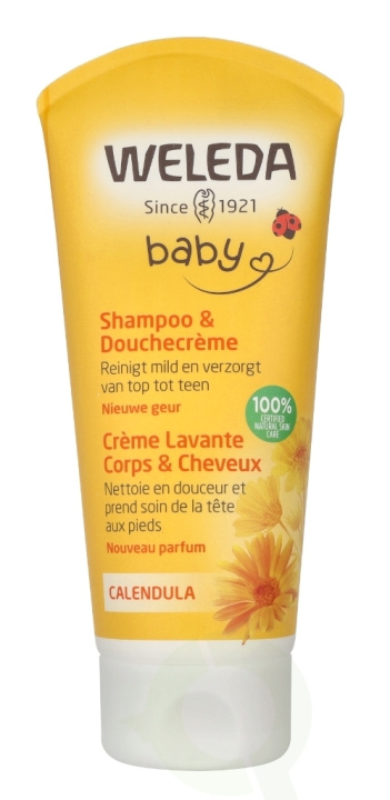 Weleda Baby Calendula Hair- & Body Shampoo 200 ml in de groep BEAUTY & HEALTH / Huidsverzorging / Lichaamsverzorging / Bad- en douchegels bij TP E-commerce Nordic AB (D18397)