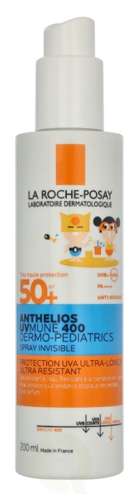 La Roche LRP Anthelios Dermo-Pediatrics Invisible Spray SPF50+ 200 ml in de groep BEAUTY & HEALTH / Huidsverzorging / Zonnebank / Zonnebescherming bij TP E-commerce Nordic AB (D18405)