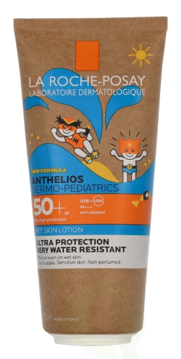 La Roche LRP Anthelios Kids Milk WetSkin Eco Tube SPF50+ 200 ml in de groep BEAUTY & HEALTH / Huidsverzorging / Zonnebank / Zonnebescherming bij TP E-commerce Nordic AB (D18406)