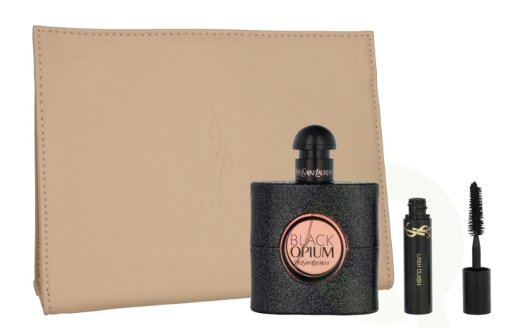 Yves Saint Laurent YSL Black Opium Giftset 52 ml Edp Spray 50ml/#01 Mini Lash Clash 2ml/Pouch in de groep BEAUTY & HEALTH / Cadeausets / Cadeausets voor haar bij TP E-commerce Nordic AB (D18412)