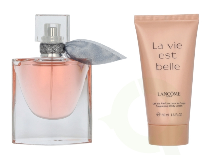 Lancome La Vie Est Belle Giftset 80 ml Edp Spray 30ml/Body Lotion 50ml in de groep BEAUTY & HEALTH / Geuren & Parfum / Parfum / Parfum voor haar bij TP E-commerce Nordic AB (D18413)