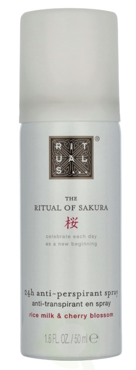 Rituals Sakura 24H Anti-Perspirant Spray 50 ml Rice Milk & Cherry Blossom in de groep BEAUTY & HEALTH / Geuren & Parfum / Deodorant / Deodorant voor mannen bij TP E-commerce Nordic AB (D18416)