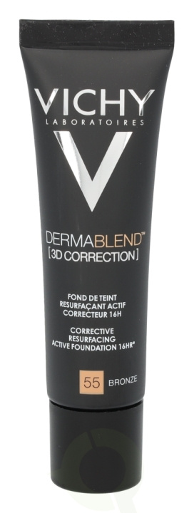 Vichy Dermablend 3D Correction SPF25 30 ml #55 Bronze in de groep BEAUTY & HEALTH / Makeup / Make-up gezicht / Foundation bij TP E-commerce Nordic AB (D18436)