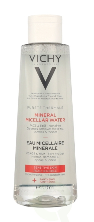 Vichy Purete Thermale Micellaire Water Sensitive 200 ml FACE & EYES Non-rinse Cleanses Removes Make-up, Soothes & Fortifies in de groep BEAUTY & HEALTH / Huidsverzorging / Gezicht / Schoonmaak bij TP E-commerce Nordic AB (D18444)