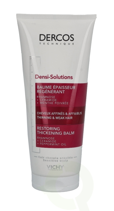 Vichy Dercos Densi-Solutions Restoring Thickening Balm 200 ml Sensitive Scalp in de groep BEAUTY & HEALTH / Haar & Styling / Haarverzorging / Haarmasker bij TP E-commerce Nordic AB (D18447)