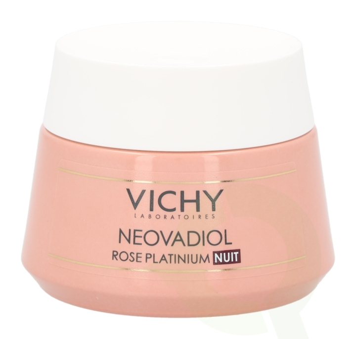 Vichy Neovadiol Rose Platinium Night Cream 50 ml Calcium + Vegetal Sugars Natural And Dull Skin in de groep BEAUTY & HEALTH / Huidsverzorging / Gezicht / Nachtcrème bij TP E-commerce Nordic AB (D18449)