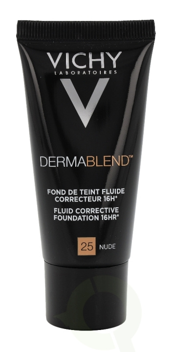 Vichy Dermablend Corrective Foundation 16HR SPF28 30 ml #25 Nude - All Skin Types in de groep BEAUTY & HEALTH / Makeup / Make-up gezicht / Foundation bij TP E-commerce Nordic AB (D18452)