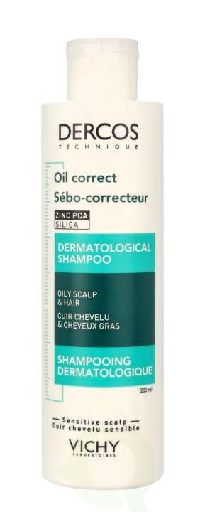 Vichy Dercos Oil-Correct Dermatological Shampoo 200 ml in de groep BEAUTY & HEALTH / Haar & Styling / Haarverzorging / Shampoo bij TP E-commerce Nordic AB (D18454)