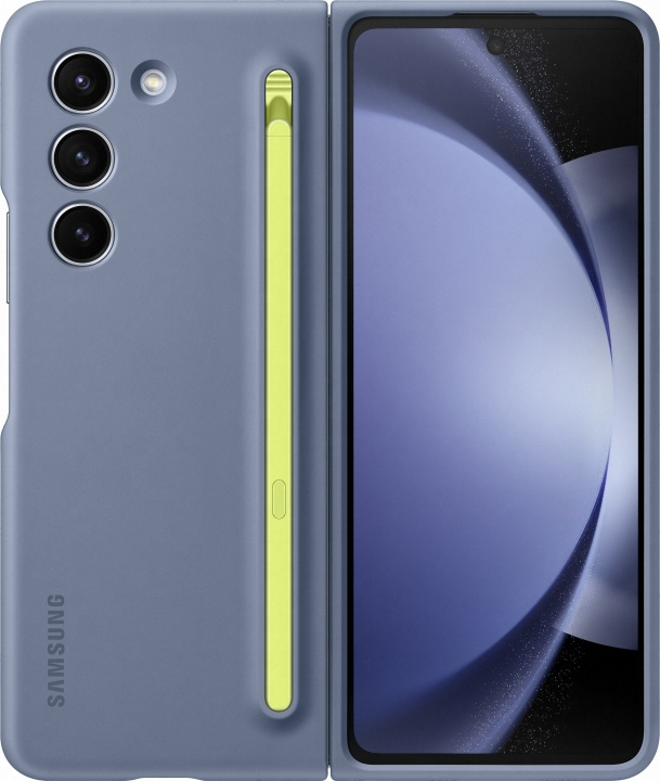 Samsung Galaxy Z Fold5 Slim S-pen Hoesje met pen, blauw in de groep SMARTPHONE & TABLETS / Mobielbescherming / Samsung bij TP E-commerce Nordic AB (D18487)