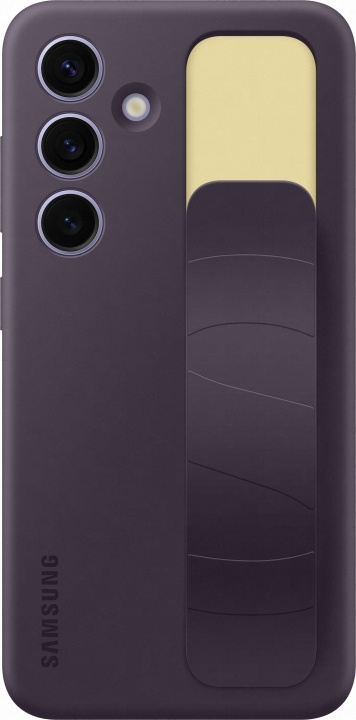 Samsung Galaxy S24 Standing Grip Case, donkerpaars in de groep SMARTPHONE & TABLETS / Mobielbescherming / Samsung bij TP E-commerce Nordic AB (D18493)