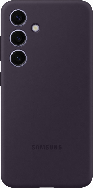 Samsung Galaxy S24 Siliconen hoesje, donkerpaars in de groep SMARTPHONE & TABLETS / Mobielbescherming / Samsung bij TP E-commerce Nordic AB (D18494)
