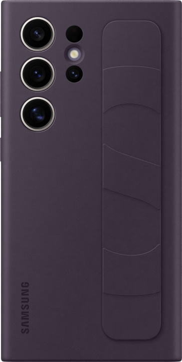 Samsung Galaxy S24 Ultra Standing Grip hoesje, donkerpaars in de groep SMARTPHONE & TABLETS / Mobielbescherming / Samsung bij TP E-commerce Nordic AB (D18498)