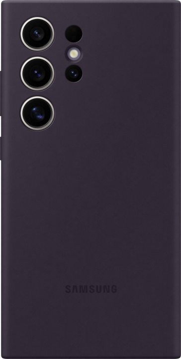 Samsung Galaxy S24 Ultra Silicone Hoesje, donkerpaars in de groep SMARTPHONE & TABLETS / Mobielbescherming / Samsung bij TP E-commerce Nordic AB (D18500)