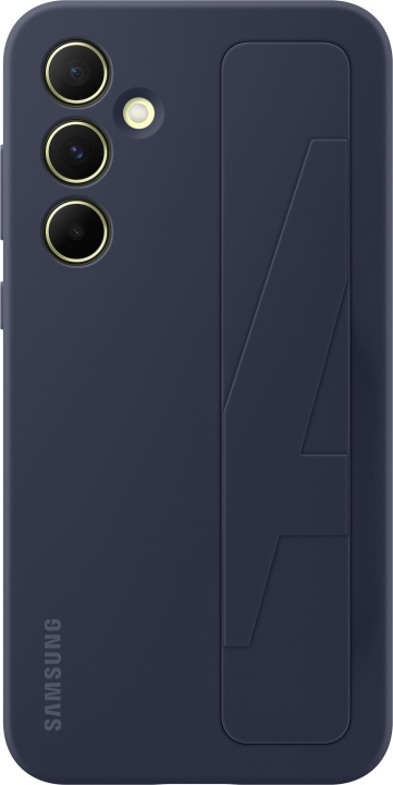 Samsung Galaxy A55 Standing Grip Case, blauw / zwart in de groep SMARTPHONE & TABLETS / Mobielbescherming / Samsung bij TP E-commerce Nordic AB (D18534)