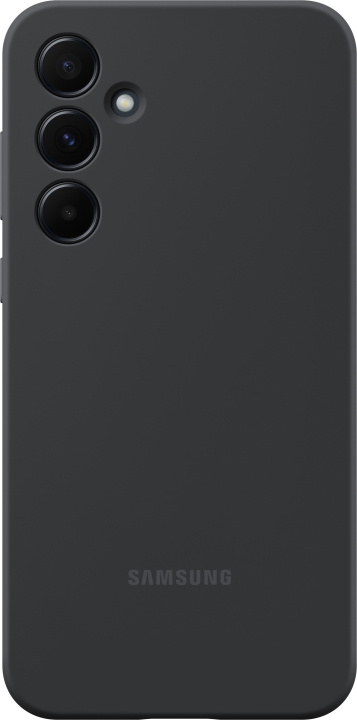 Samsung Galaxy A55 Silicone Hoesje, zwart in de groep SMARTPHONE & TABLETS / Mobielbescherming / Samsung bij TP E-commerce Nordic AB (D18536)